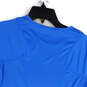 Womens Blue Crew Neck Short Sleeve Stretch Pullover T-Shirt Size Small image number 4