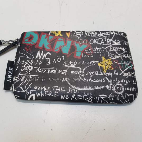 DKNY Leather Print Wallet image number 1