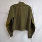 Rag And Bone Fleece 1/2 Zip Sweatshirt Womens Size L Green Cutoff Sz XS/TP image number 4