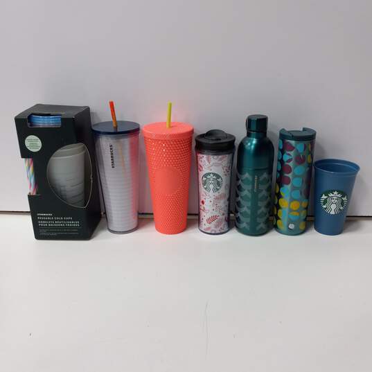 Starbucks Travel Tumblers Assorted 7pc Lot image number 1