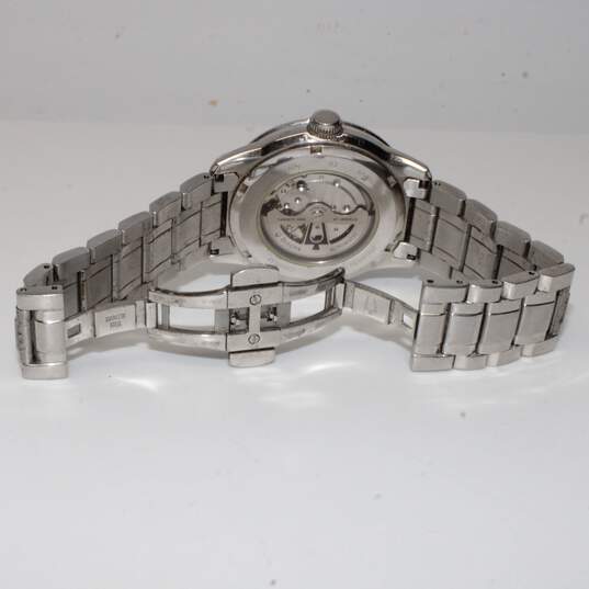 Bulova Skeleton Men's 21 Jewels Automatic Stainless Steel Watch image number 4