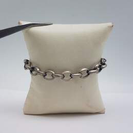 Milor Sterling Silver Rolo Chain 7 1/2 Inch Bracelet 23.1g