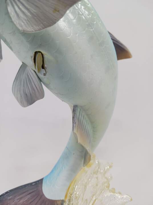 The Danbury Mint Silver King Fish Sculpture image number 3