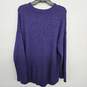 Violet Popcorn Chenille Long Sleeve  Sweater image number 2