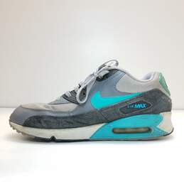 Nike Air Max 90 Essential Wolf Grey Hyper Jade Athletic Shoes Men's Size 10.5 alternative image