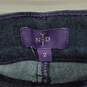 NYDJ Dark Blue Cotton Blend Embellished Capri Jeans WM Size 2 NWT image number 3
