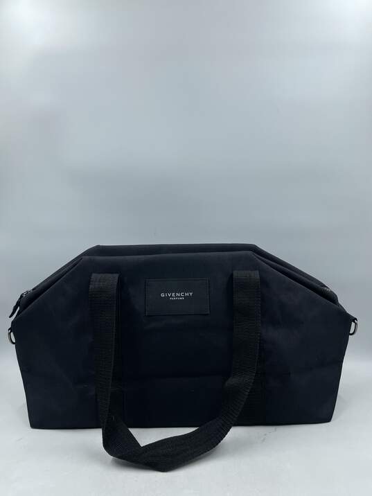 Authentic Givenchy Parfums Navy Duffle Gym Bag image number 1