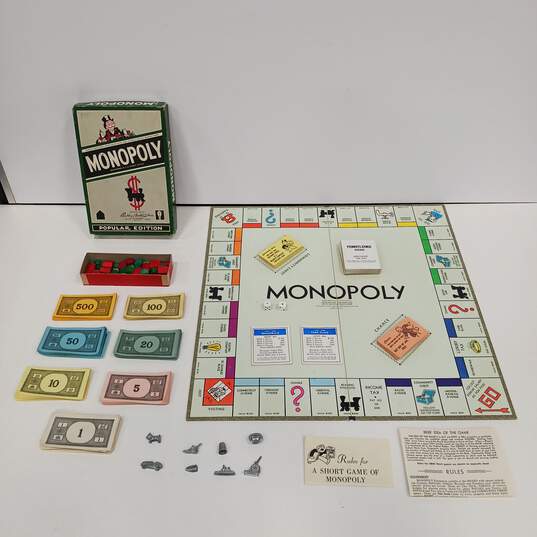 Vintage 1954 Monopoly Board Game image number 1