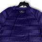 NWT Mens Purple Geometric Short Sleeve Pullover Activewear T-Shirt Size XL image number 4