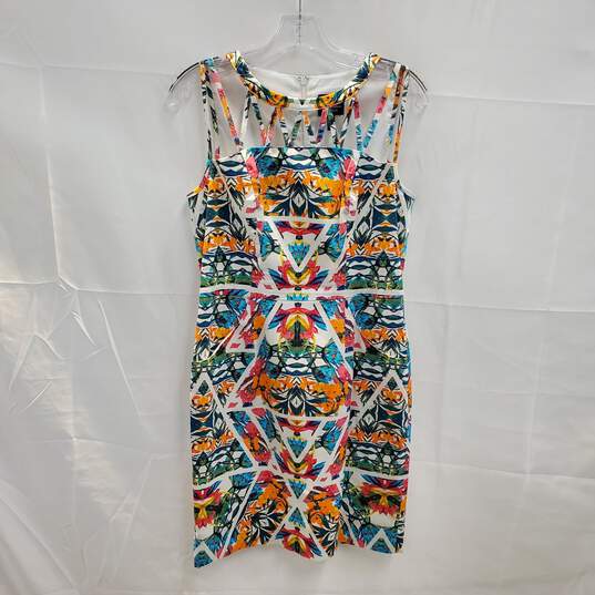 Adrianna Papell Sleeveless Floral Dress Size 8 image number 1