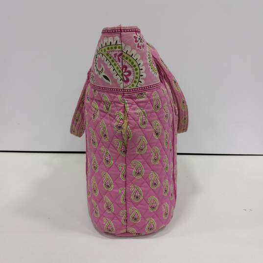 Vera Bradley Women's Pink Paisley Print Tote Bag image number 6