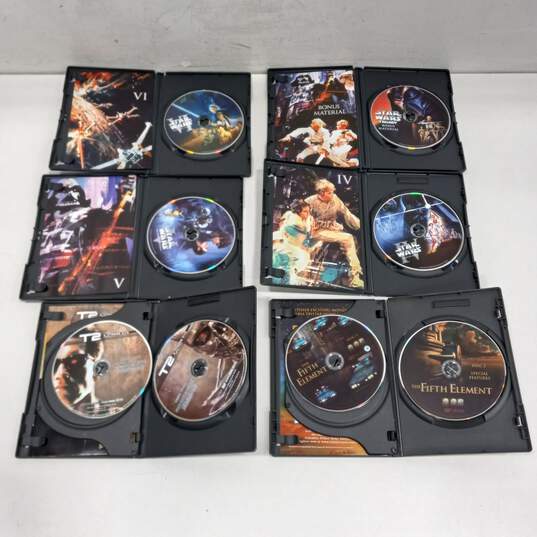 10pc Assorted Sci-Fi & Thriller Genre DVD Movie Bundle image number 4