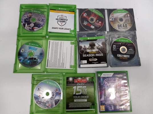 Bundle of 7 Assorted Microsoft Xbox One Video Games image number 3
