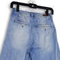 Womens Blue Denim Medium Wash Pockets Stretch Wide Leg Jeans Size 26 image number 3