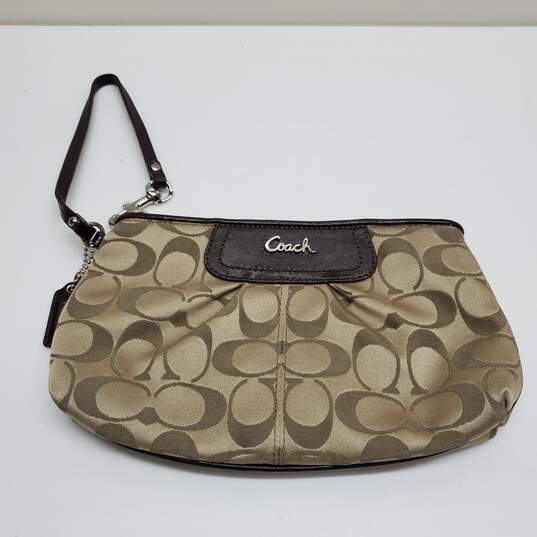 Coach Ashley Clutch Canvas Exterior Bags & Handbags for Women image number 1