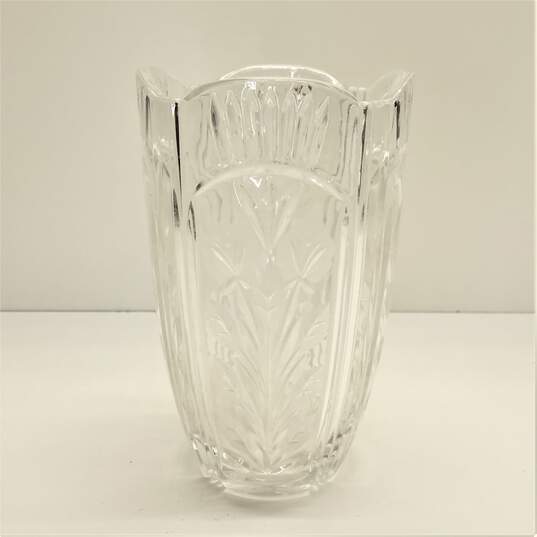 Crystal Clear Industries   8 in Darlington Crystal Flower Vase image number 1