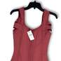 NWT Womens Pink Sleeveless Back Zip Stretch Short Bodycon Dress Size XS image number 3