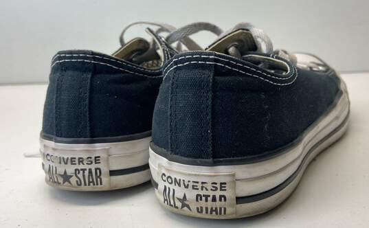 Converse All Star Ox Black Casual Sneakers Women's Size 8.5 image number 5