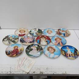 Set of Twelve Shirley Temple Collector Plates
