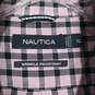 Mens Cotton Check Collared Long Sleeve Wrinkle Resistant Button-Up Shirt Size XL image number 4