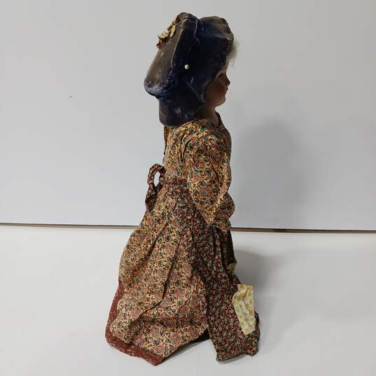 Germany Mabel Porcelain Doll w/ Stand image number 3