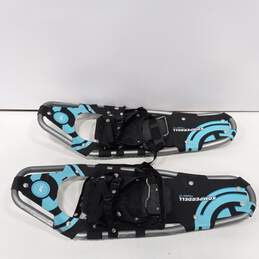 Blacka, Blue & Gray Snow Shoes
