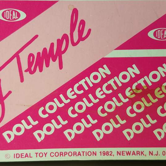 Vintage 1982 Shirley Temple Dutch Ideal Doll Collection 8 Inch Doll NRFB image number 6