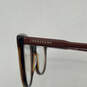 Womens Brown Tortoise Plastic Frame Designer Round Eyeglasses With Case image number 6