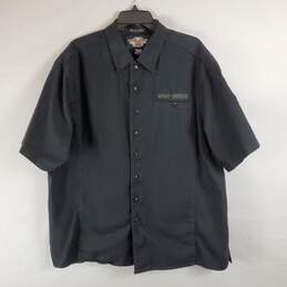 Harley Davidson Men Black Shirt XL