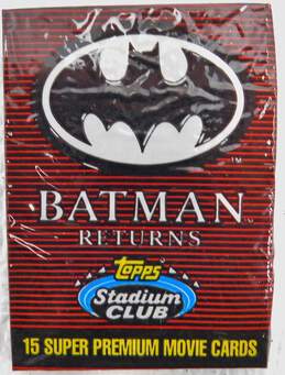 Vintage 1991 Topps Batman Sealed Movie Cards