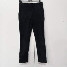 Banana Republic Traveler Black Slack Style Pants Size 30X32