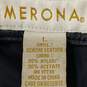 Women’s Merona Full-Zip Leather Basic Jacket Sz L image number 4