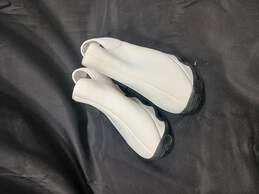 Women's White Neoprene Slip-On Shoes Size 37.5
