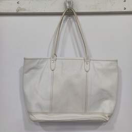 Longchamp White Purse/Bag