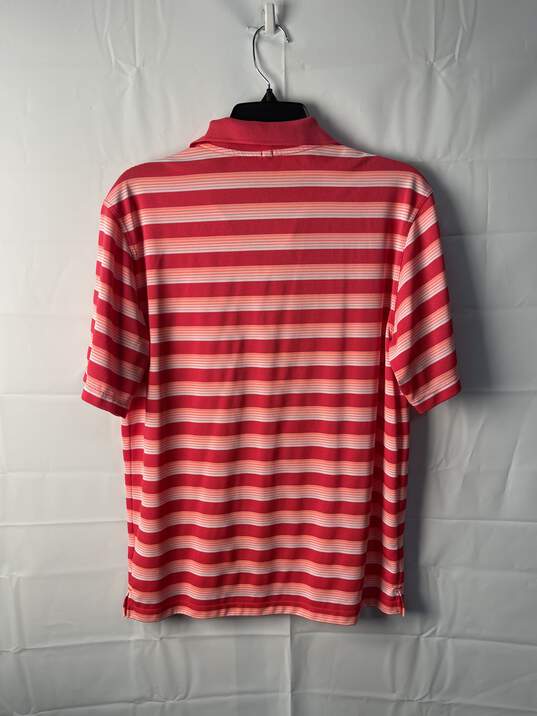 nike Mens Stripped Tour Performance Golf Shirt Size S image number 2