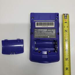 Nintendo Purple Gameboy Color With R-Type DX Cartridge alternative image