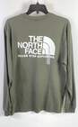The North Face Men Green Long Sleeve T Shirt M image number 2