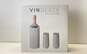 VinGlace Wine Bottle Chiller and Stainless Tumblers White image number 1