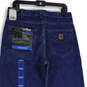 NWT Mens Blue Denim Medium Wash Relaxed Fit Tapered Leg Jeans Size 33X32 image number 4