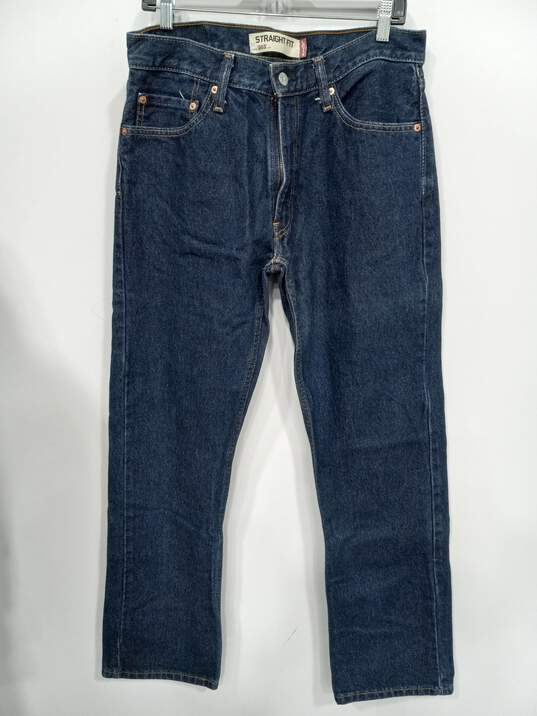 Levi's 505 Men's Blue Jeans Size 33x32 image number 1