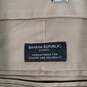 Mens Comfort Stretch Tapered Fit Flat Front Chino Pants Size 36x34 image number 3