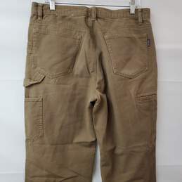 Patagonia Organic Cotton Brown Pants Men's 34 alternative image