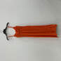 NWT Womens Orange Tie Neck Spaghetti Strap A-Line Dress Size Small image number 2