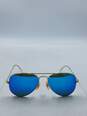 Ray-Ban Gold Large Aviator Sunglasses image number 2