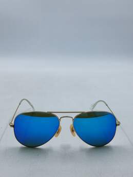 Ray-Ban Gold Large Aviator Sunglasses alternative image