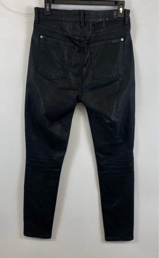 7 For All Mankind Blair Black Jeans - Size 29 image number 2