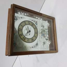 Vintage Murray Skoff Enterprises Norman Rockwell Wood Wall Clock