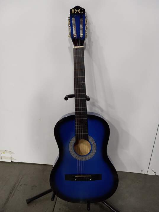 DC Blue Acoustic Guitar image number 2