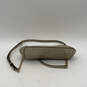 Womens Gold Leather Inner Zip Pocket Adjustable Strap Crossbody Bag image number 3