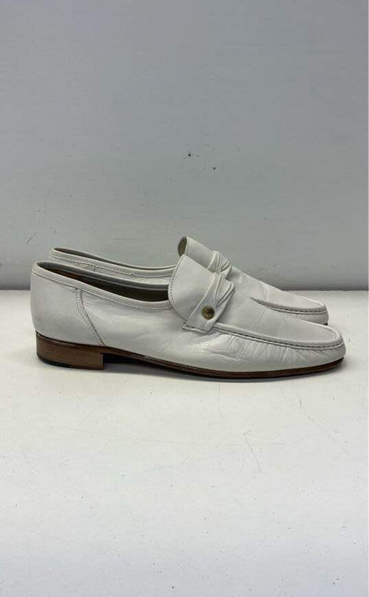 Valentino White Loafer Casual Shoe Men 11 image number 1